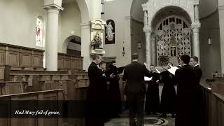 Ave Maria Oreste Ravanello TTB sung by Our Lady of Guadalupe Seminary Polyphonic Choir [upl. by Zetrauq]