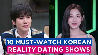 10 HeartFluttering KOREAN DATING REALITY SHOWS [upl. by Nuli]