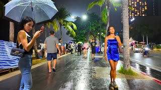 4K How is Thailand Now Pattaya Beach Road Freelancers [upl. by Leavy301]