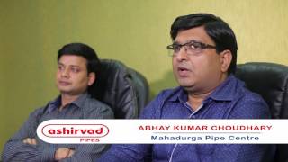 ASHIRVAD DISTRIBUTOR  MAHADURGA PIPE CENTRE BANGALORE [upl. by Nido]