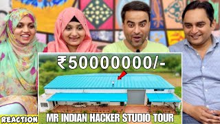 My Studio Tour Worth  500000  Indias Most Expensive Studio Tour  Mr Indian Hacker  Reaction [upl. by Oinotnas]