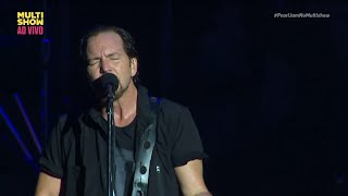 PEARL JAM  Pulled Up Talking Heads cover  Unthought Known live  Lollapalooza Brazil 2018 [upl. by Eimac]