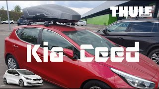 Roof rack Thule Wingbar Edge Kia Ceed Motion XT L Titan [upl. by Shig]