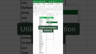 Comment supprimer des doublons sur Excel astuceexcel apprendreexcel excelfrancais [upl. by Astera465]