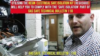 TB118  ELECTRICAL SAFE ISOLATION  BOILERS  DEMONSTRATION BY REGIN PRODUCTS  ACS GAS TRAINING [upl. by Lotson244]