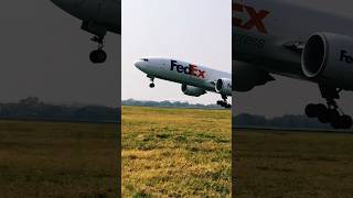 Boeing777 takeoff fedex shorts dehliairport aviation [upl. by Hatnamas]