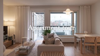 Minimalist Apartment Tour I 56 sqm Cozy Apartment in Finland I Nordic Home [upl. by Stier]