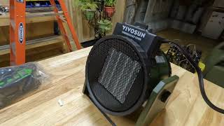 Vivosun Greenhouse Heater vivosun greenhouse greenhouseheater heater gardening garden [upl. by Eimaraj]