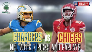 NFL Week 7 Picks amp Predictions  Los Angles Chargers vs Kansas Chiefs  MoneyPot Betting [upl. by Burlie]