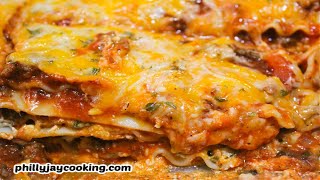 Worlds BEST EVER Italian Lasagna Recipe How To Make Delicious Meat Lasagna [upl. by Ko973]