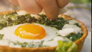 Galbani Mozzarella Egg and Spinach Tart [upl. by Azilem958]