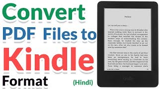 Convert PDF Files to Kindle  Hindi [upl. by Lajib]