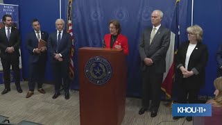 Criminal charges announced against former Harris County Public Health director [upl. by Suoirred]