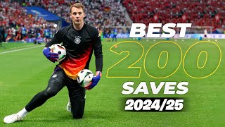 Best 200 Goalkeeper Saves 202425 HD [upl. by Ras]