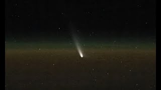 Comet C2023 A3 TsuchinshanATLAS from International Space Station [upl. by Paschasia]