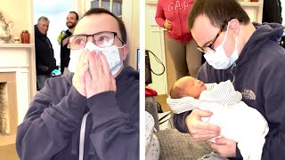 ADORABLE REACTION Brother Finds Out His New Nephew Is Named After Him Reaction Video [upl. by Prowel]