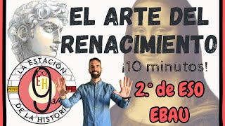 ✅ ARTE DEL RENACIMIENTO en 10 MINUTOS 🏛️🗽🖼️ [upl. by Schaper]