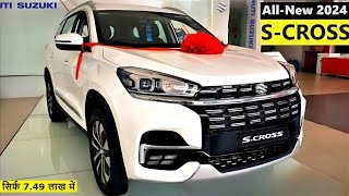 finally new s cross 2024  walkaround with on road price new s cross launched 🔥 [upl. by Eenaej]