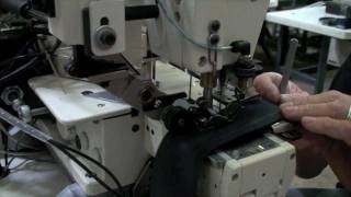 Chainstitch Bottom Hemmer Kansai RX9701JCDUTC Industrial Sewing Machines [upl. by Otti536]