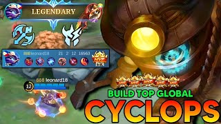 21 Kills Cyclops Hard Carry Mode  Build Top Global Cyclops  Mobile Legends [upl. by Allain]