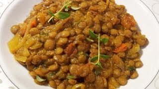 Spicy Green Lentil Curry [upl. by Grieve282]