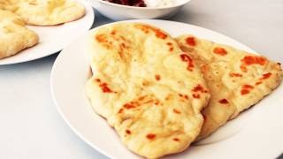 How To Make Naan Bread  Indian Video Recipe [upl. by Oirogerg]