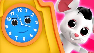 Hickory Dickory Dock  hickory dickory dock elephant 🐘 Nursery Rhymes amp kids Songs  Baby Cartoon [upl. by Aititel]