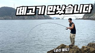 군산 말도에서 1박2일 섬낚시중 떼고기를 만났습니다 포인트 공개 줄을 터트리고 도망가네요 [upl. by Rehpatsirhc]