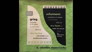 Columbia ML 4525 Dinu Lipatti Grieg and Schumann concertos preview record [upl. by Nylesoy]