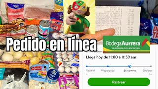 ✅️ DESPENSA SEMANAL CON 700 💰 HICE MI PRIMER PEDIDO EN LINEA BODEGA AURRERA 👌👌 [upl. by Endres]