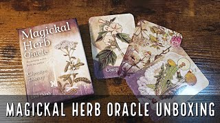 Magickal Herb Oracle Unboxing and Flip Through [upl. by Adnopoz]