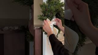 Eleganten Türkranz selber binden🎄✨ DIY hack einrichten westwing [upl. by Acinorav]