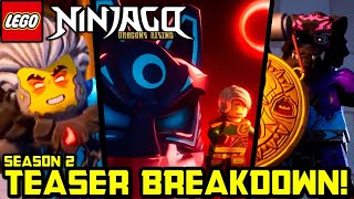 Ninjago Dragons Rising SEASON 2 Teaser Trailer Breakdown 🐺 Details You Missed [upl. by Ekram]