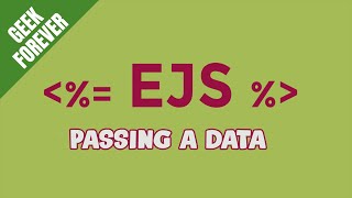 👨‍💻Passing a Data in EJS [upl. by Noskcaj]