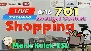 English Class 701  Live Stream English Class  Mark Kulek ESL [upl. by Benedetto]