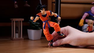 The Making  Reproducing Goku Practicing Martial Arts in Stop Motion [upl. by Anaiek]