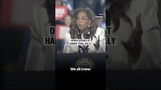 Oprah speaks at Harris’ final rally [upl. by Hasin]