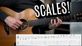 How to Practice Scales on Guitar  5 Levels [upl. by Nipsirc131]