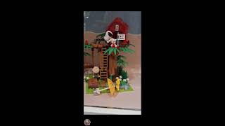 SNOOPY TREE HOUSE Puzzle toygame puzzlegame [upl. by Dougald122]