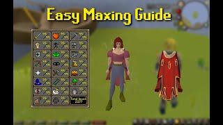 How To Max with Medium Effort  OSRS Max Cape Guide [upl. by Aihsila]