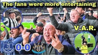 Everton 00 Newcastle  fans were more exciting [upl. by Ia782]