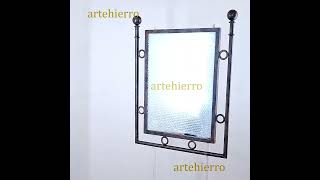 Miroir de Douche en Fer Forgé 55 cm – Élégance et Style Rustique pour Votre Salle de Bain [upl. by Veejar989]