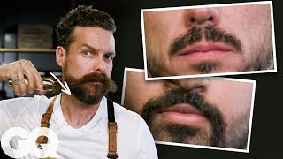 7 Ways To Shave amp Style A Mustache  GQ [upl. by Lundgren575]