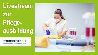 Pflegeausbildung der St Elisabeth Gruppe – Fragen und Antworten im Livestream [upl. by Kennett]