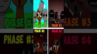 Phase 1 VS Phase 2 VS Phase 3 VS Phase 4 in Incredibox Sprunki 7 sprunki [upl. by Anewor]