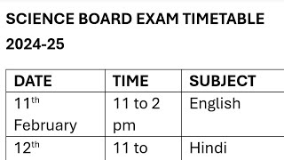 HSC12th Board Exam Timetable 2025 Released✅️  Maharashtra Board Exam hsc2025 viralvideo [upl. by Ailuig674]