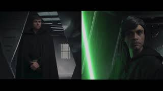 Luke Skywalker Corridor Deepfake Comparison [upl. by Nonnag]