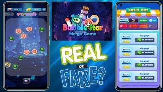 Merge Game Bubble Star Real Or Fake  Merge Game Bubble Star Withdrawal  Merge Game Legit Ba [upl. by Melody]