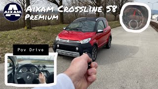 Aixam Crossline S8 Premium 2016 POV Drive Highspeed Walkaround [upl. by Ailaza]