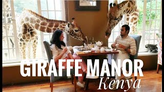 Breakfast with Giraffes at Giraffe Manor Kenya  Giraffe Manor 2021 [upl. by Eneleoj816]